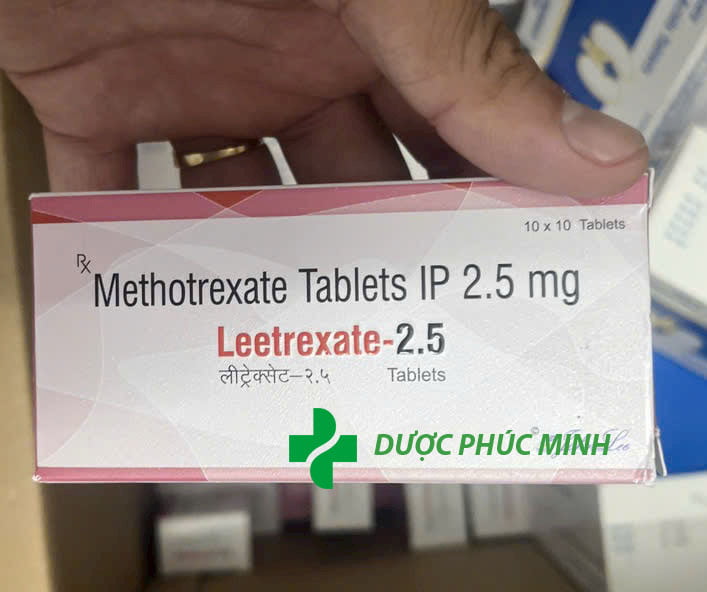 Thuốc Leetrexate 2 5mg Methotrexate Tablets IP giá bao nhiêu mua ở đâu